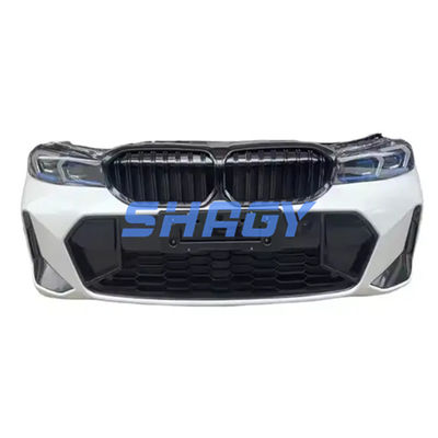 탄소 Fiber Look 자동차 앞 입술 BMW 3 시리즈 G20 2018-2022 코 절단
